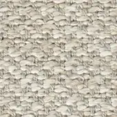 Woven fabric texture, off-white jute blend, irregular fiber pattern with tonal variations and printed text “swan > fabric > extra 834”.